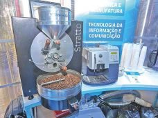 Estande da Embrapii no 8º congresso brasileiro de inovação industrial no Expo SP
