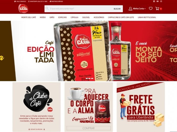 Loja On-line Página Principal Release