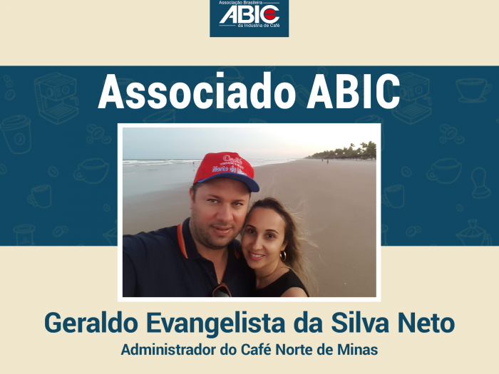 arte gráfica com imagem de associado da abic