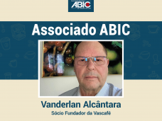 arte grafica com imagem do associado abic vanderlan alcantara