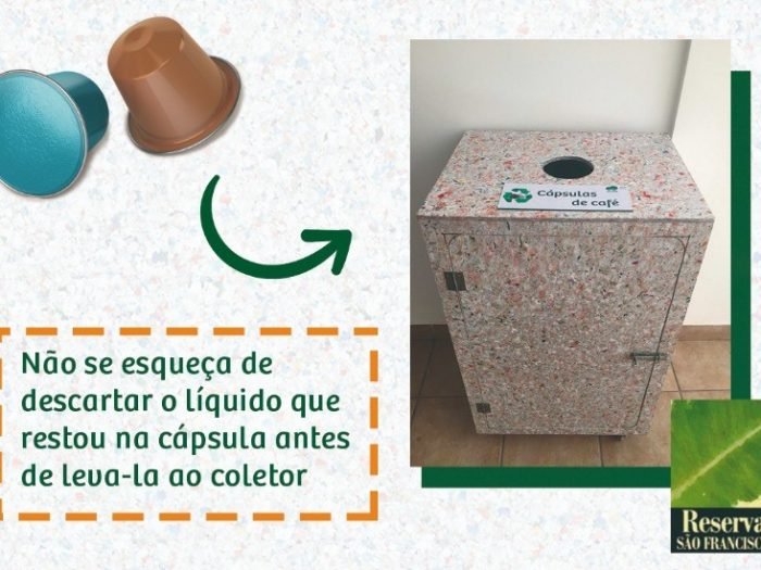 Condomínio em SP inaugura coleta seletiva de cápsulas pós-consumo. FOTO DE CAPA